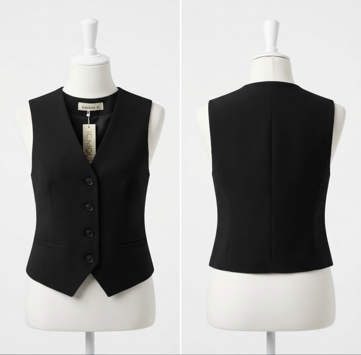 Tensione in / gilet nero in taglia S M ed L €90
