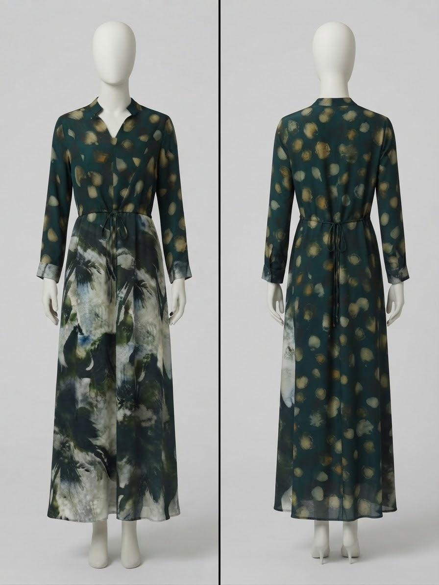 Alessia Santi Abito €365 in taglia S M L 90% seta 20% cotone