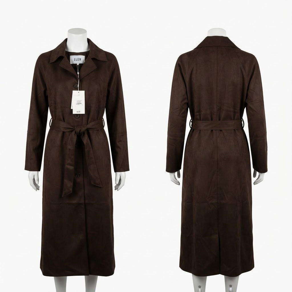 ELEH giacca lunga in renna in taglia42 e 44 €299