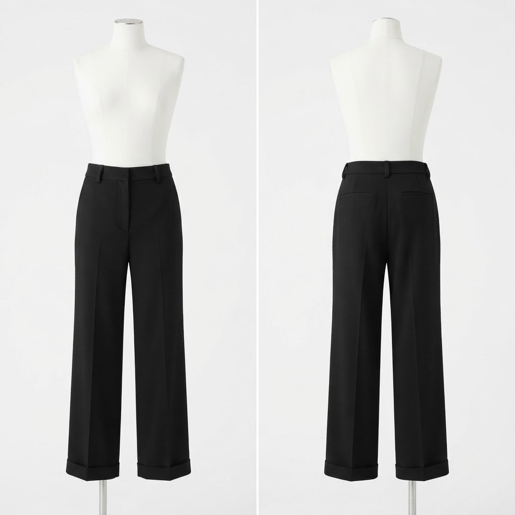 Tensione in / pantalone palazzo nero in taglia S M ed L €105