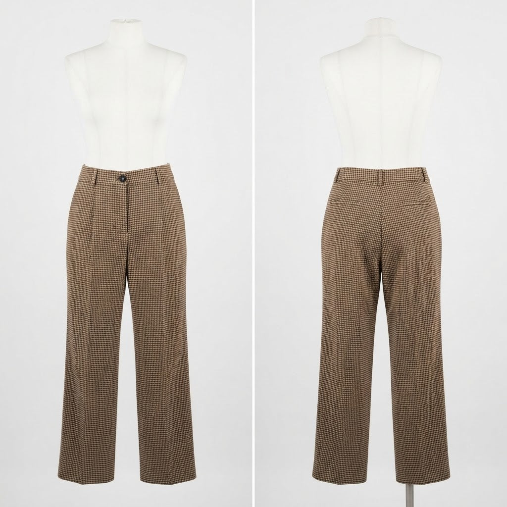 Tensione in/ pantalone a quadri in taglia S M ed L €94