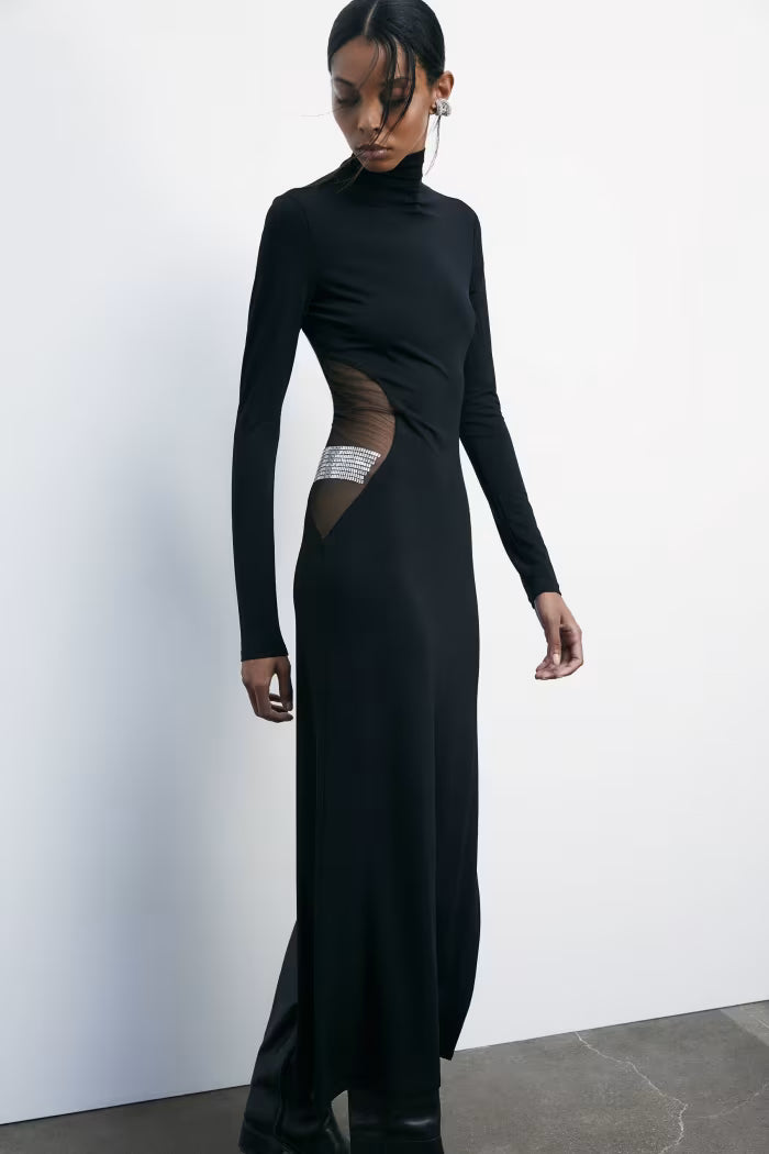 ABITO LUNGO CON STRASS - Patrizia Pepe