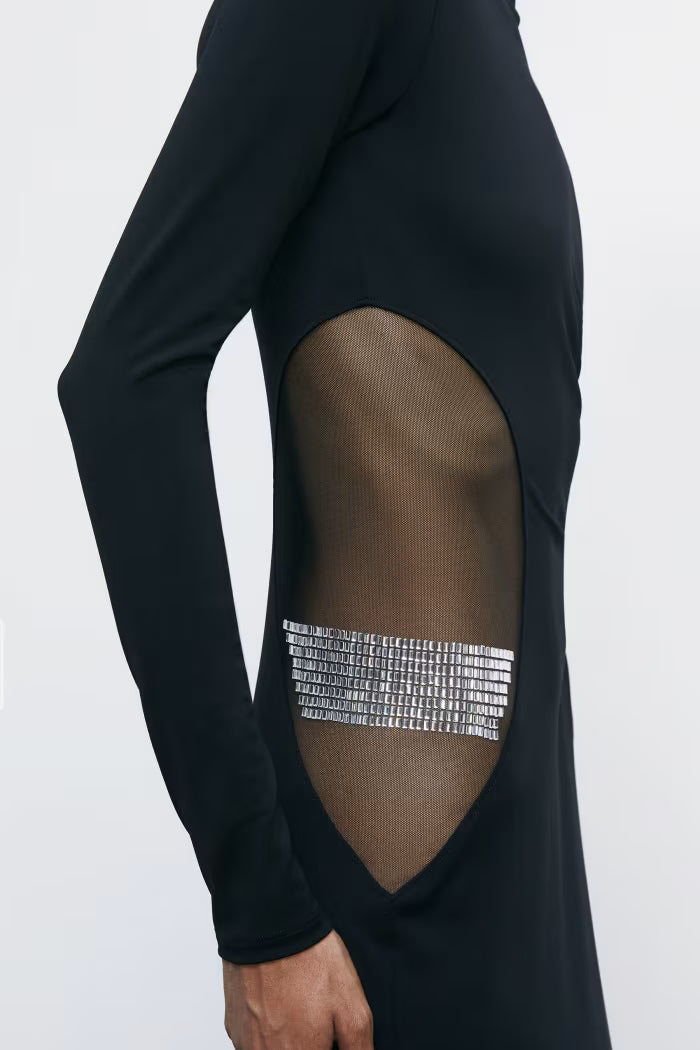 ABITO LUNGO CON STRASS - Patrizia Pepe