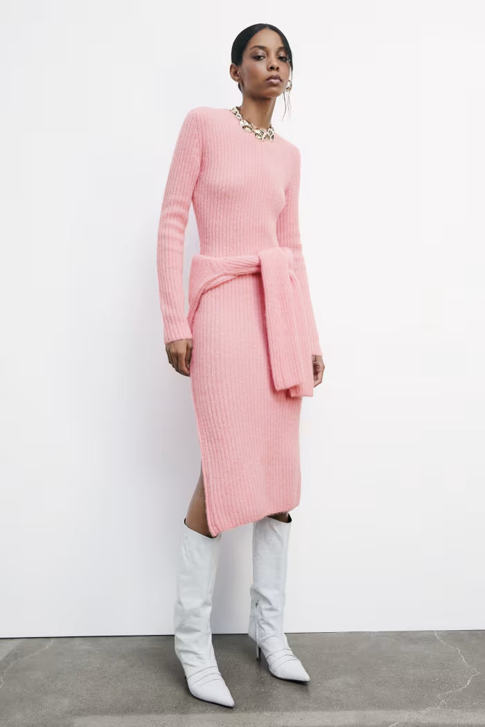 VESTITO PINK IN MAGLIA - Patrizia Pepe