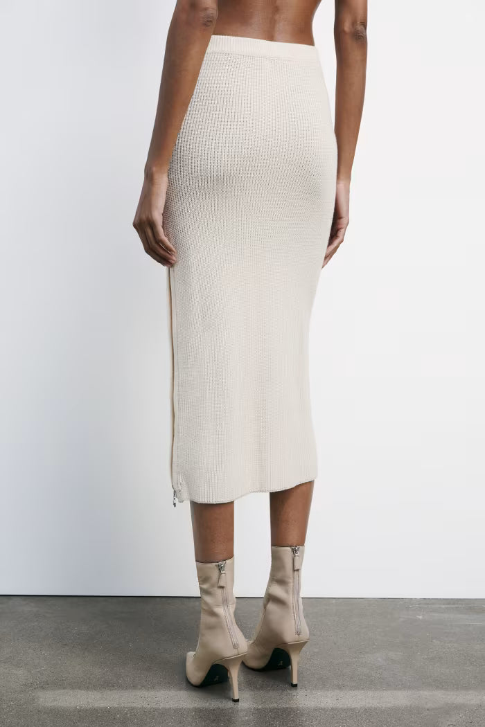 GONNA MIDI ESSENTIAL IN MAGLIA - Patrizia Pepe