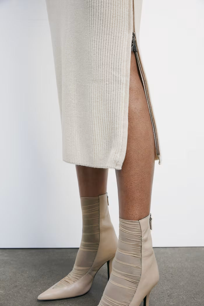 GONNA MIDI ESSENTIAL IN MAGLIA - Patrizia Pepe