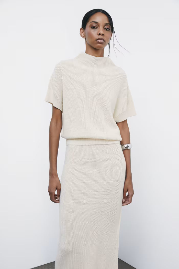 TOP ESSENTIAL IN MAGLIA - Patrizia Pepe