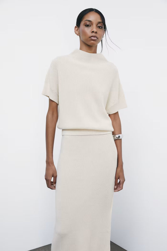 TOP ESSENTIAL IN MAGLIA - Patrizia Pepe
