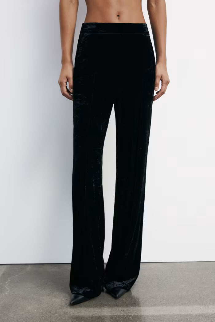 PANTALONI ESSENTIAL IN VELLUTO - Patrizia Pepe