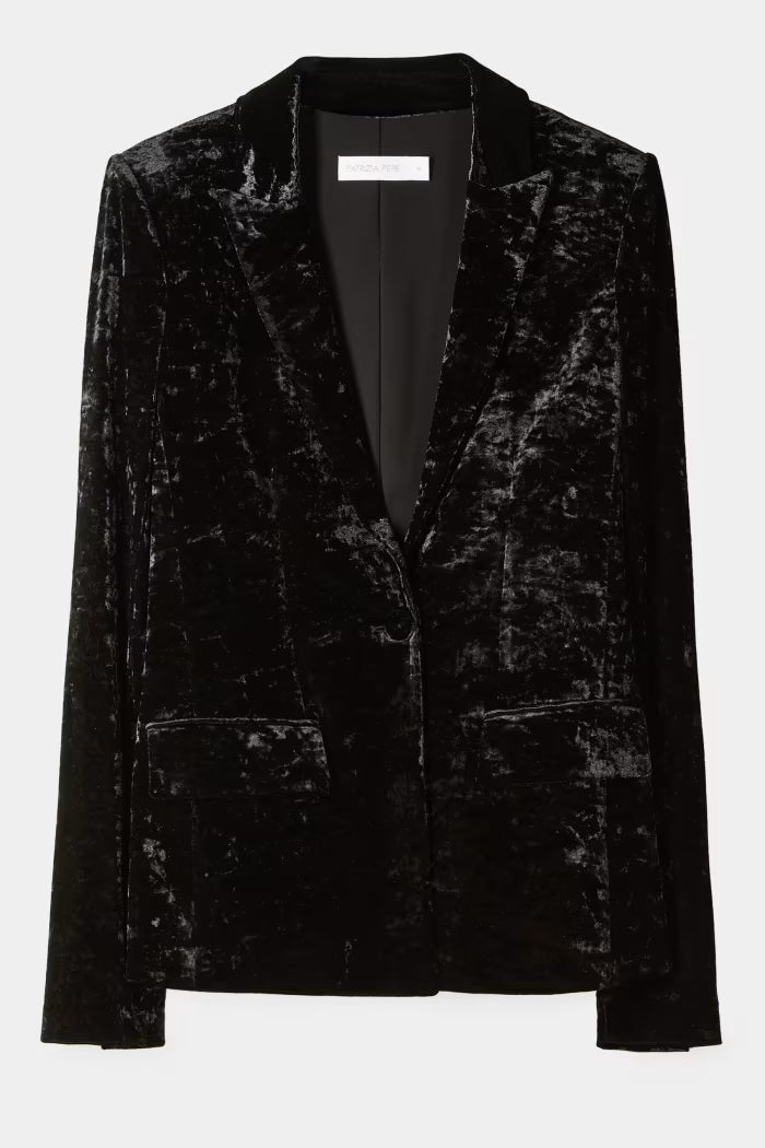 BLAZER ESSENTIAL IN VELLUTO - Patrizia Pepe