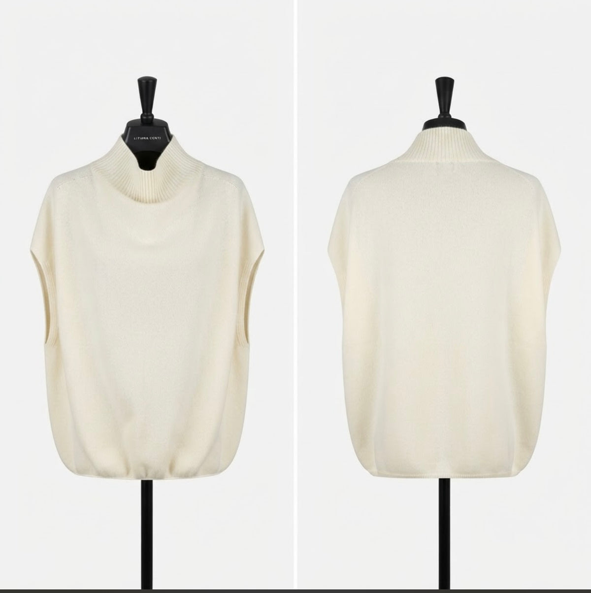 Liviana Conti maglia smanicata 100% lana €216 in taglia S M L