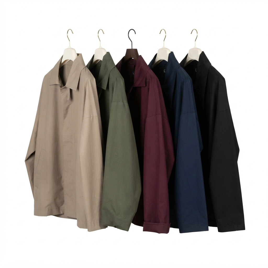 Kaban marrone oversize in cotone taglia unica Made in Italy