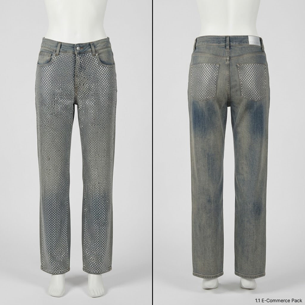 Pantalone Circus in cotone Made in Italy