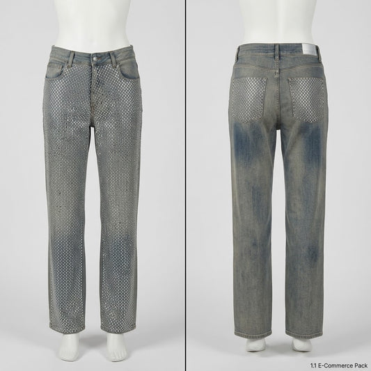 Pantalone Circus in cotone Made in Italy