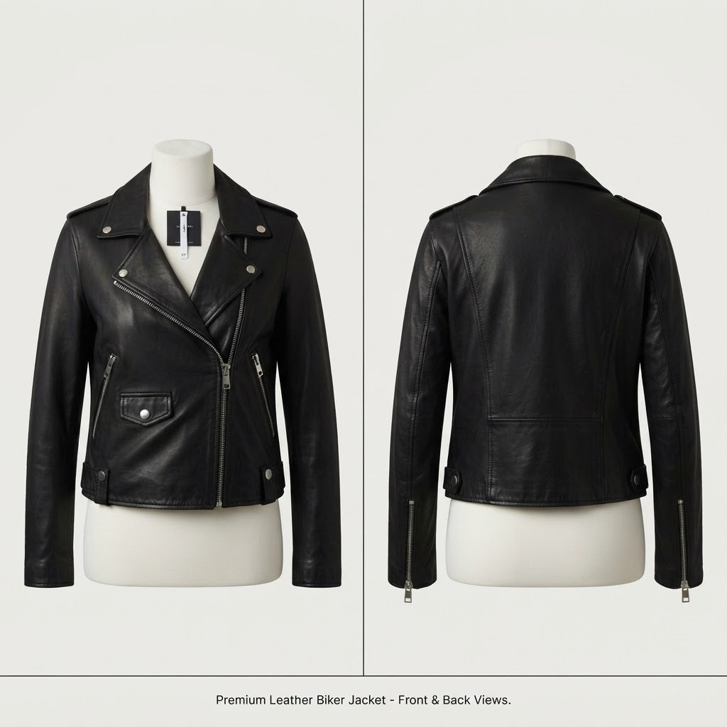 Imperial giubbotto in pelle in taglia SML €329