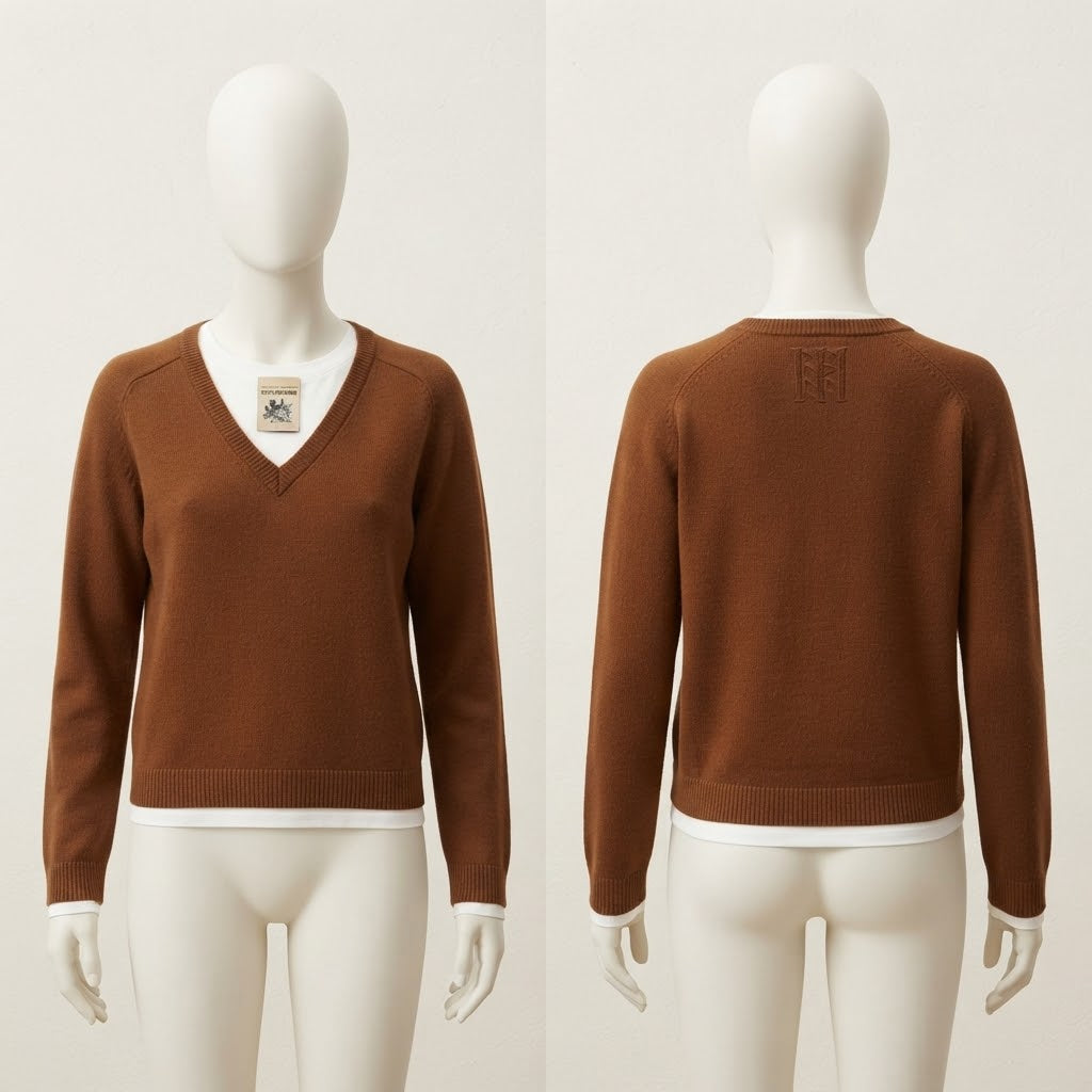 Maglioncino Semicouture in lana e cashmere – 90% lana, 10% cashmere