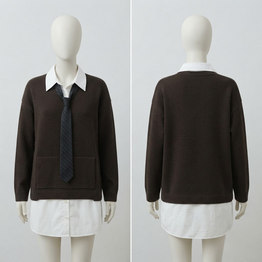Maglioncino Semicouture in misto lana