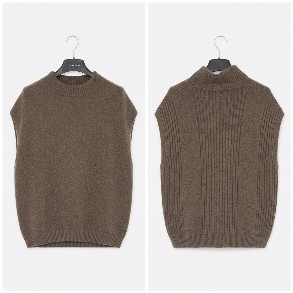 Liviana Conti maglia smanicata 100% lana €216 in taglia S M L