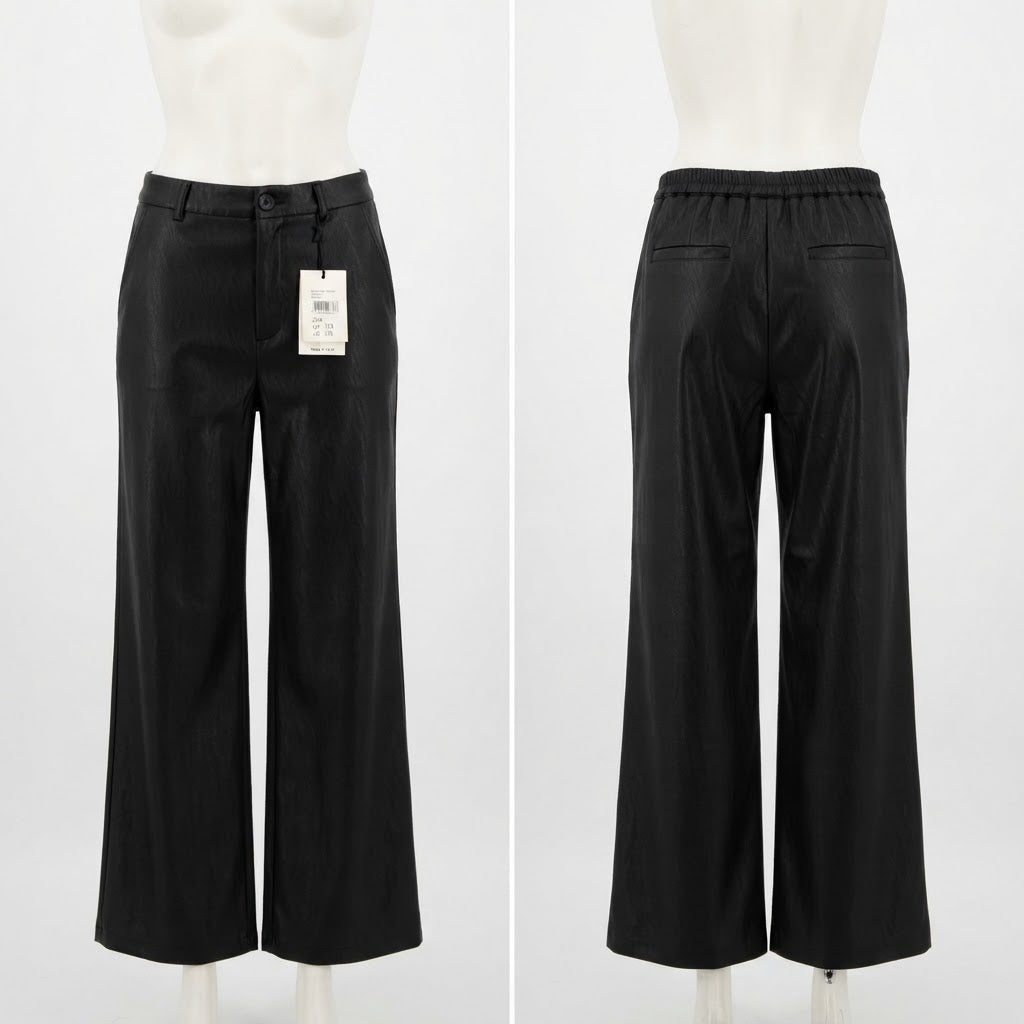 Tensione in / pantalone palazzo in pelle €115 in taglia S M ed L